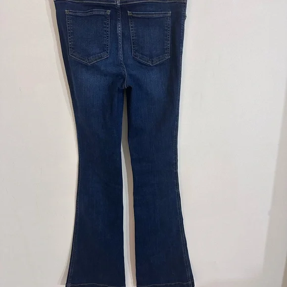SPANX Dark Blue Flare Jeans - Picture 2 of 5